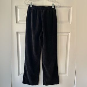 New with Tags: Black Corduroy Waistband Relaxed Leg Pants